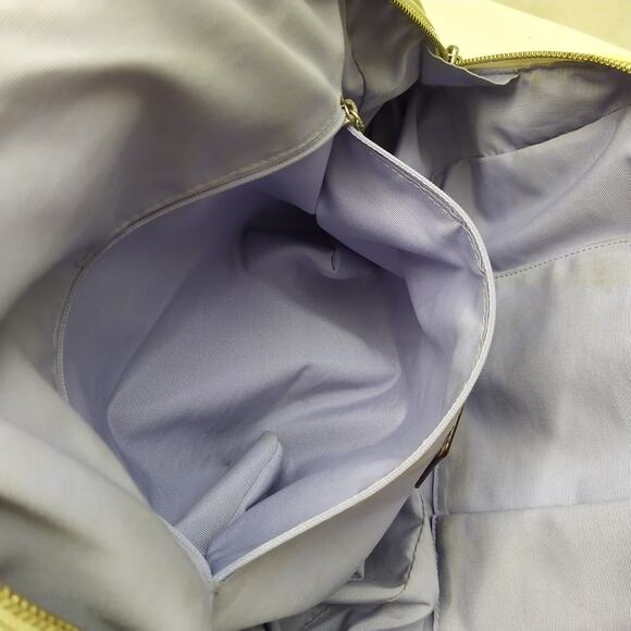 Coach Soho White Pebbled Leather Domed Buckle Pocket ZIpper Satchel Shoulder Bag - Picture 15 of 15